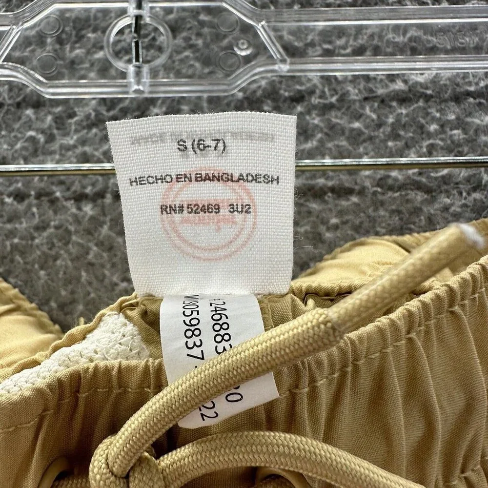 Wonder Nation Shorts Boys Size Small Beige Color Block Casual Shorts Boys Size S